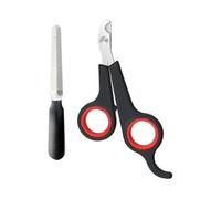 CEESC Pet Nail Scissors Set with Professional Nail File, Comfortable Trimming for Kittens, Puppies, Rabbits and Other Small Pets