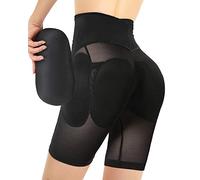 Ceestyle Mutandine Imbottite da Donna Mutandine Modellanti Butt Lift Shapewear Abbellire l'anca Lingerie Body Shapers Pantaloni (M, Nero)