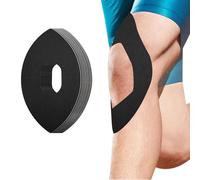 Ceeyoll 10 Compresse Tape Kinesiologico,Nastro Kinesiologico, Kinesio Tape, Pretagliate, Impermeabili E Resistenti All'Umidità, Taping, Per la Stabilità Del Ginocchio,Sollievo Dal Dolore al Ginocchio
