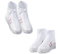 Ceeyoll 2 Pezzi Copriscarpe Impermeabili, Copriscarpe Antipioggia Riutilizzabili, Copriscarpe Antipioggia, Copriscarpe Impermeabili Con Cerniera, Per Strade Fangose All'Aperto