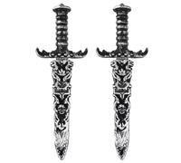 Ceeyoll 2 Pezzi Spade di Plastica di Halloween, Spada di Plastica, Halloween Spade di Plastica,Spada Giocattolo di Plastica, per Oggetti di Scena Costume Pirata, Festa Pirata