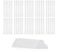 CEEYSEE 100 bastoncini di colla a caldo, 7 mm x 100 mm, per piccole pistole per colla a caldo, mini bastoncini di colla a caldo, trasparenti, perfetti per fai da te e artigianato hobby (U/7 x 100 mm)