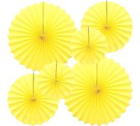 CEEYSEE 6 Pezzi Ventagli di Carta 20/30/40cm Decorazione di Festa Rotondi Fiori dei Ventagli di Carta Ghirlande di Carta Decorazioni da Appendere per Feste, Giardini e Compleanni(ZHUS)