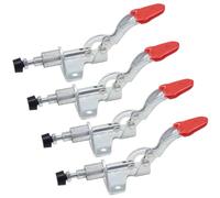 CEEYSEE GH-301-AM - 4 morsetti a sgancio rapido GH-301-AM 50 kg, forza di tenuta Push Pull Action Morsetti per funzionamento a macchine, carpenteria (GH-301-AM)