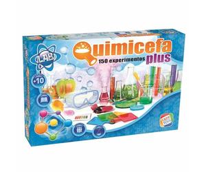 Cefa 21629 - Quimicefa Plus, Set per 150 esperimenti di chimica [lingua spagnola/lingua inglese]