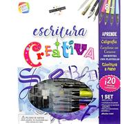 Cefa Toys - Gioco Petit Picasso Creativo, Caligraffa, Scrittura in Cursiva e con Stencil, Multicolore (570)