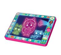 Cefa Toys - Lavagna luminosa magica La casa delle bambole di Gabby, lavagna con bordo luminoso portatile, include 8 luci colorate e 2 pennarelli cancellabili, adatto per bambini a partire da 5 anni