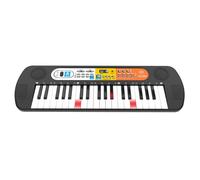 Cefa Toys Tastiera luminosa a 37 tasti, 22 canzoni apprendimento, 7 ritmi, 8 toni, 3 cuscinetti audio, altoparlante e microfono.