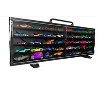 Cefa Toys - Valigetta Hot Wheels Modulare, spazio per 40 auto (non incluse) per fan e collezionisti adulti, colore nero (04628)