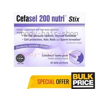 Cefasel 200 Nutri Sticks Integratore alimentare di selenio ad alte dosi 42 po...