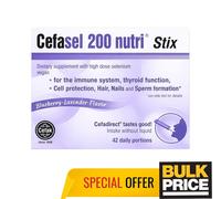 Cefasel 200 Nutri Sticks Integratore alimentare di selenio ad alte dosi 42 po...
