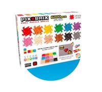 CefaToys-Pix Brix Pixel Art,giocattolo da costruzione in orizzontale, verticale, diagonale, crea mosaici, figure in 2D, 3D.6.000 pezzi, colori assortiti, compatibile con altre marche, a partire dai 6
