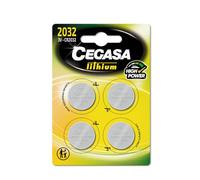 CEGASA CR2032 Confezione 2 Batterie a bottone al litio