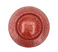 Cegeco 1 Pezzo Sottopiatto Piatto in Vetro Rosso Trasparente 33 cm