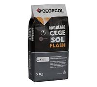 CEGECOL CEGESOL FLASH - Profilato ultra sottile da 10 mm per passaggio per correzione dei flash dei supporti anteriori posa di un rivestimento morbido pavimento e pareti interne, 5 kg
