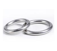 CEHJZQRPL Anello Circolare Senza Saldatura in Acciaio Inossidabile 304, Anelli Rotondi saldati in Metallo Adatti for progetti Artigianali, Decorazioni da Cucito, 2 Pezzi(WD:16mm,ID:100mm)