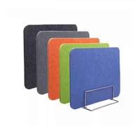 CEHJZQRPL Divisorio per scrivania, Pannello divisorio Acustico for scrivania, autoportante, for la riduzione del Rumore, Multicolore, Diverse Dimensioni(Grey,30X100CM)