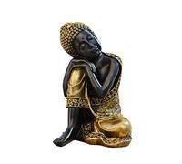 CEHJZQRPL Statua del Buddha addormentato, statuetta del Buddha Zen in resina, ornamenti scultorei, decorazioni for l'ufficio, for la casa e for il giardino.