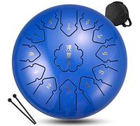 CEHJZQRPL Strumenti a percussione Tasto C 13 note 12 pollici Tamburo con linguetta in acciaio con borsa for il trasporto Bacchette for batteria Copri dita for educazione musicale Concerto Guarigione m