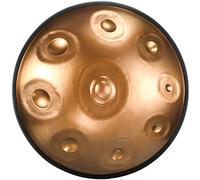 CEHJZQRPL Tamburo Handpan fatto a mano in Re minore 9 note Tamburo armonico con lingua in acciaio da 22 pollici Strumento a percussione armonico con borsa morbida for handpan Supporto for handpan for