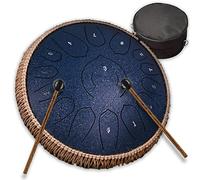 CEHJZQRPL Tamburo in acciaio, chiave C 15 note 13 pollici Tamburo a mano in acciaio Strumento a percussione Pan con borsa da viaggio Bacchette Libro musicale for educazione musicale Meditazione Yoga(B