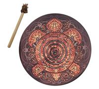 CEHJZQRPL Tamburo sciamanico di alta qualità Totem Tartaruga fatto a mano Musica Artigianato a Decorazione for la casa for adulti Tamburi a cornice