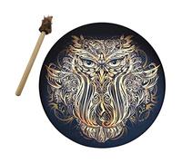 CEHJZQRPL Tamburo sciamanico, strumento musicale spirituale, tamburo etereo unico e alla moda, a percussione for fatto a mano