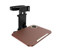 CEHJZQRPL Tavolino Pieghevole for seggiolino Auto, Vassoio da Viaggio Multifunzionale Regolabile, Tavolo da Auto, scrivania Pieghevole Multifunzionale(Brown)