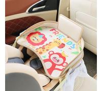 CEHJZQRPL Vassoio for seggiolino Auto for Bambini, Vassoio da Viaggio for seggiolino Auto for Bambini, Tavolo da Auto Multifunzionale Pieghevole(White)