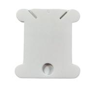 CEHTK 50 Rocchetti per Filo da Ricamo, 3,5 x 3,8 cm, avvolgifilo per Cucito/Ricamo, Colore Bianco