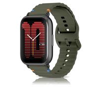 CeiBand Cinturino di ricambio compatibile con Amazfit Active 2/Active/GTR Mini/Bip 3/GTS 4/3/2e/2, in silicone, per Garmin Vivoactive 6/5, da uomo e da donna, colore: verde