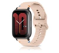 CeiBand Cinturino di ricambio compatibile con Amazfit Active 2/Active/GTR Mini/Bip 3/GTS 4/3/2e/2, in silicone, per Garmin Vivoactive 6/5, da uomo e da donna, colore: rosa