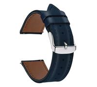 CeiBand Cinturino Pelle per 22 mm 20 mm, Cinturini per Orologi in pelle Vintage, Uomo Donna Morbido Cintura Cinturini - Blu