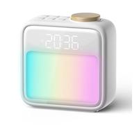 CEIEVER Sveglia luminosa per il sonno profondo, sveglia luminosa, alba con 6 suoni della natura e 10 colori, luce notturna, sveglia diurna, sveglia alba per adulti e bambini