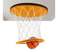 Ceiling Basketball Hoop, Mini Ceiling Basketball Sports Goal Toy, Stress-Relieving Fun Main Feature, Indoor & Outdoor Toy Category With Usage for Bedroom, Party, School, Dormitory, Kids Room, Backyard