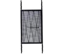 Ceiling Cargo Net Fine Mesh Adjustable Buckle Two-Way Zipper Netting