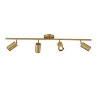 Ceiling Chandelier, GU10 LED Ceiling Light Rotatable, 4 Way Adjustable Modern Surface Mounted Swivel Spotlights Brass Golden Lamp Easy Installation Light Fiting Compatible with Kitchen, Living Room, B