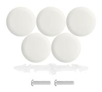 Ceiling Cover Plate, Round Junction Box Cap, 5.43in Paintable Mounting Kit, Steel Bracket Screw Build, Electrical Opening Cover Accessory, Basement Office Hallway Use