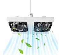 Ceiling Fan With Light - Angolo regolabile Powerful Airflow 3 Speed Remote Control , LED Screw In Fan , Compact Cooling Lighting Solution for Small Spaces | Ceiling Fans Lamp For Home Dorm Apartment