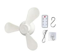 Ceiling Fans with Lights and Remote for Car Camper Rv Beach Canopy Dormitor
