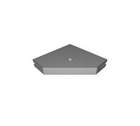 Ceiling Fire Alarm Bracket for Standard Smoke Detectors - Corner Installation