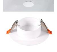 Ceiling Hole Cover Plate - Decorative Hole Panel With Buckle | Round Cover Plate | Waterproof Access Panel For Home Living Room Kitchen Garage Basement Attic Apartment Workplace, Paintable