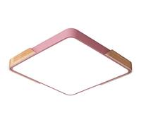 Ceiling Lamp Panel Lights LED Ceiling Lamp 3-Color Dimmable LED Flush Mount Ceiling Light Embedded Installation Close to Ceiling Light Fixtures Simple Children's Room Balcony Macarons (Pink 40cm)