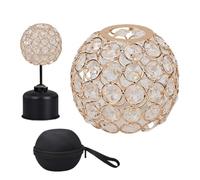 Ceiling Lamp Shade - Light Fixture Cover, Modern Crystal Pendant Light Shade | Stylish Pendant Light Cover Decorative Lamp Shades with Storage Box, Protective Crystal Pendant Shade for Home