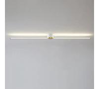 Ceiling Light Lamp Minimalist Long Strip Semi Flush Mount Lamp, Chandeliers Close-to-Ceiling Lights for Living Room Bedroom Hallway Kitchen, 4000K Natural