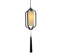 Ceiling Lighting in Chinese Style, Screw Single-Head Lighting Fixtures, Creative Metal Fabric Pendant Lamp Lampshade, Kitchen and Bedroom Corridor Decorated with Light Source.
