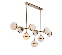 Ceiling Lights Dining Room Chandelier 6 (Color : Golden Size : 9 Head)