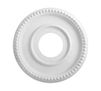 Ceiling Medallion, Ceiling Medallions Light Fixtures, 4 pollici European-Style PU Board Base with Intricate Decorative Trim, Elegant Lighting Accent for Chandelier Canopy and Molding, Classic Wall
