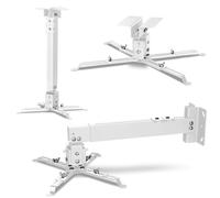 Ceiling Mount supporto per proiettore fino a 20 kg lunghezza regolabile