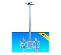 Ceiling Mount TV Stand Bracket Universal Design for 4965 inch TVs Supports Up to 110lbs Tilt & Swivel Telescopic Ideal for LCD & Curved Screens 3.5m & 4.5m Options